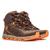 Bota de Couro Masculina Coturno Adventure Trekker Cano Médio Café