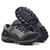 Bota de Couro Masculino Confortavel tenis adventure leve Cinza