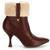 Bota Feminina Adulta Cano Curto Salto Fino Mississipi Q6522 Pinhao