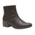 Bota Feminina Ankle Boot Comfortflex Couro Café