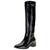 Bota feminina cano alto via marte 098002 Preto