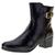 Bota feminina cano baixo mooncity Preto