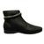 Bota Feminina Cano Curto Anabela Strass Beira Rio Conforto Preto