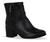 Bota Feminina Cano Curto Bottero Couro Fivela 346907 Preto