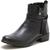 Bota Feminina Cano Curto Couro 021 Preto