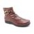 Bota Feminina Cano Curto em Couro Bottero 337701 Wood