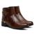 Bota Feminina Cano Curto Inverno Marrom207