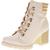 Bota feminina coturno dakota - g5831 Natural