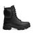 Bota Feminina Coturno Tratorado Blogueira Off White Preto