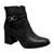 Bota Feminina Dakota G9611 Salto Alto Grosso Social Original Feminino Preto