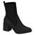 Bota Feminina Moleca knit Napa Preto Preto