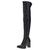 Bota feminina over the knee mississipi - q6763 Preto