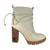 Bota Feminina Ramarim 2360104 Salto Alto Napa, Croche, Aveia