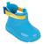 Bota Galocha Baby Shark Rain Fun Infantil Azul amarelo