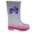 Bota Galocha Infantil Barbie Raibow Grendene Kids 22920 Rosa, Lilás glitter