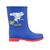 Bota Galocha Infantil De Chuva Sonic Agile Grendene 22906 Azul com vermelho