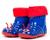 Bota  Galocha Infantil GASF Borracha Anteninha Impermeável Azul, Vermelho