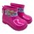 Bota Galocha Infantil Masculina Feminina Impermeável Patrulha pink