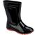 Bota Galocha Infantil Meninos Impermeável Grendene Jetsky 358 Preto, Laranja