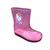 Bota Galocha Menina Infantil Luelua Unicornio 41428 Rosa Pink