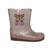 Bota Galocha Menina Infantil Luelua Urso 41424 Multicolor Rosa