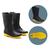 Bota Impermeável Cano Longo Solado Amarelo Grendene Pvc Solado amarelo