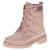 Bota infantil coturno nilqi 1510 Rosa