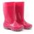 Bota Infantil Impermeável Pink Galocha Pvc / Borracha Leve Pink