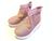 Bota Infantil Molekinha Feminina Knit Fresh com Luz 253553 Rosa