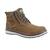 Bota Masculina Casual Zíper Lateral em Couro Bell Boots Chumbo
