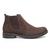 Bota Masculina Coturno Botina Baixo Chelsea Casual Confortável Fazendeiro Country Moda Básica Café