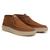 Bota Masculina Couro Cano Baixo Fechamento Elástico Casual Marrom