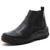 Bota Masculina Couro Elástico 232 Preto