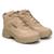 Bota masculina evoque cano curto em couro bovino resistente Areia