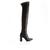 Bota Mississipi Over The Knee Salto Alto Preta 8713 Preto