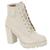 Bota Moleca Coturno Feminino Cano Curto 5325 119 Branco