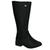 Bota Montaria Infantil Menina Cano Longo Kidy 070.0041 Preto