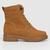 Bota Mooncity Cano Curto Feminina Bege