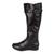 Bota Mooncity Salto Baixo Cano Longo - 71144 Preto