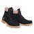 Bota Timberland Feminina de Couro Ref. 10061 Cor Black and Pink Preto