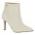 Bota Vizzano 3049.219 Cano Curto Bico Salto Fino Clássica Feminino Off, White