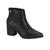 Bota Vizzano Feminino Casual Dia Dia Com Ziper Bico Fino Preto