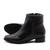 Bota West Salto Baixo em Couro Alfa Preto - 4633AP Preto