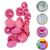 Botao De Pressão Plastico Ritas N12 Pacotes Com 50 Jogos de Botões Coloridos Botão Rita Rosa Bebe