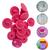 Botao De Pressão Plastico Ritas N12 Pacotes Com 50 Jogos de Botões Coloridos Botão Rita Pink