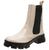 Botas Feminina Cano Baixo Coturno Bota Tratorada Blogueira L Off white