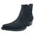 Botina Capelli Bico Fino Masculina Bota Country Sneaker Em Couro Snaker preto