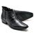 Botina Texas de Couro - Cowboy - Ref 620 Preto