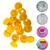 Botões de Pressão de Plástico Ritas 12mm Varias Cores Pacote com 50 jogos de Botão de Plastico Rita Botão Rita Amarelo