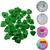 Botões De Pressão Plastico Ritas de Coração 10mm Pacote com 50 Botão Varias Cores Verde Bandeira